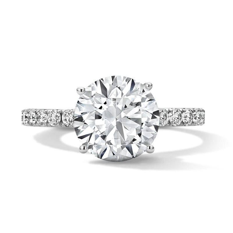 Neil Lane Artistry 3.57 CT. T.W. Certified Lab-Grown Diamond Engagement Ring in 14K White Gold (F/VS2)