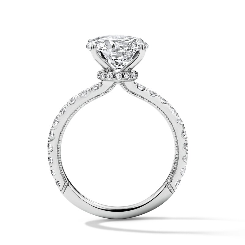Neil Lane Artistry 3.57 CT. T.W. Certified Lab-Grown Diamond Engagement Ring in 14K White Gold (F/VS2)