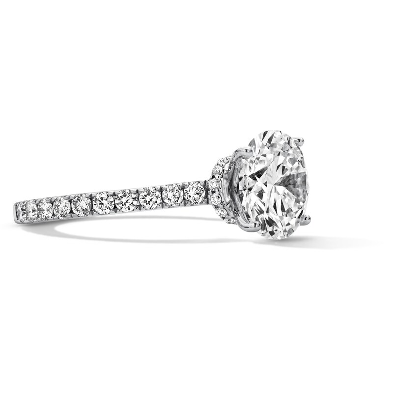 Neil Lane Artistry 3.57 CT. T.W. Certified Lab-Grown Diamond Engagement Ring in 14K White Gold (F/VS2)