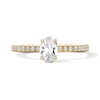 Thumbnail Image 1 of Vera Wang Love Collection Oval 0.69 CT. T.W. Diamond Engagement Ring in 14K Gold