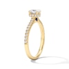 Thumbnail Image 5 of Vera Wang Love Collection Oval 0.69 CT. T.W. Diamond Engagement Ring in 14K Gold