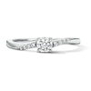 Thumbnail Image 1 of 0.15 CT. T.W. Diamond Promise Ring in Sterling Silver