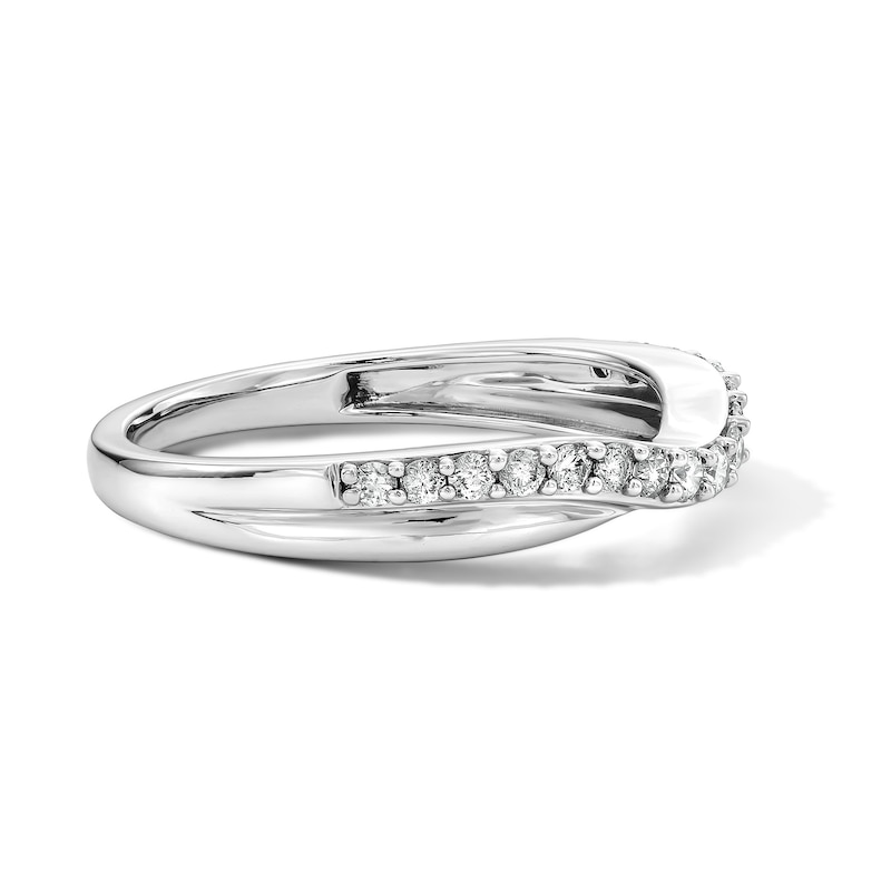 0.25 CT. T.W. Certified Diamond Contour Band in 14K Gold (I/SI2