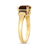 Thumbnail Image 2 of Le Vian® Cushion-Cut Pomegranate Garnet™ and 0.10 CT. T.W. Diamond Ring in 14K Honey Gold™
