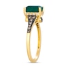 Thumbnail Image 2 of Le Vian® Costa Smeralda Emerald™ and 0.27 CT. T.W. Diamond Ring in 14K Honey Gold™