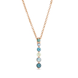 Le Vian® Montana Sapphire Ombré™ Necklace in 14K Strawberry Gold® - 19”