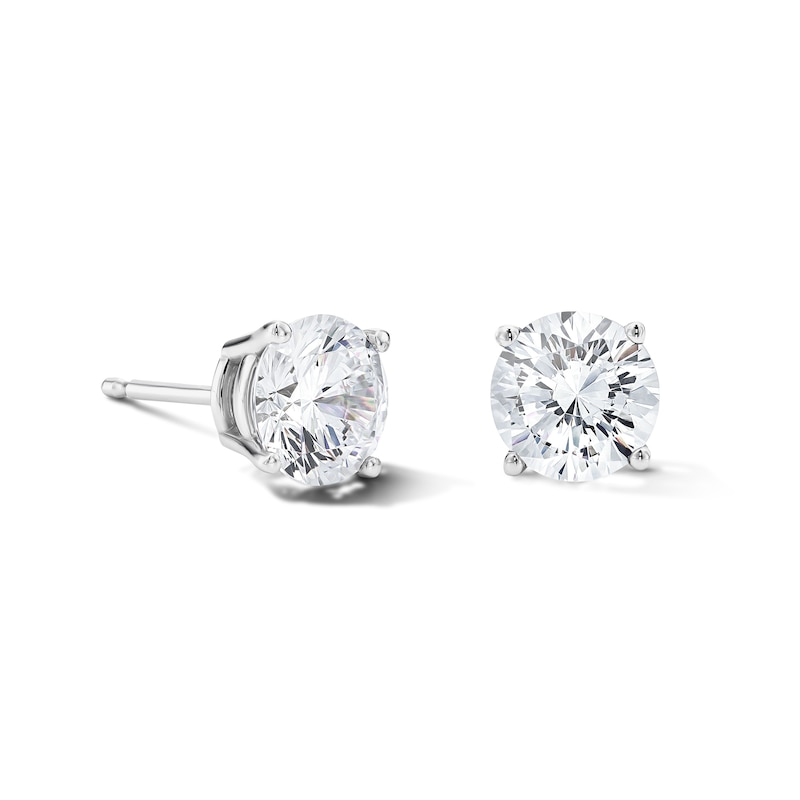 1.50 CT. T.W. Certified Lab-Grown Diamond Solitaire Stud Earrings in 10K Gold (F/SI2