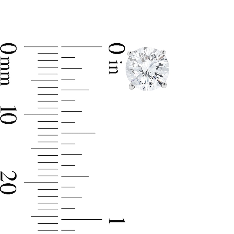 1.50 CT. T.W. Certified Lab-Grown Diamond Solitaire Stud Earrings in 10K Gold (F/SI2