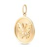 Thumbnail Image 2 of Butterfly Disc Necklace Charm in Solid 14K Gold