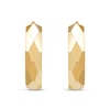 Thumbnail Image 1 of Diamond-Cut Huggie Hoop Earrings in Solid 10K Gold