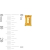 Thumbnail Image 3 of Emerald-Cut Citrine Solitaire Stud Earrings in 10K Gold