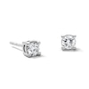 Thumbnail Image 1 of 0.40 CT. T.W. Lab-Grown Diamond Solitaire Stud Earrings in Sterling Silver (F/VS2)