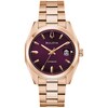 Thumbnail Image 1 of Men’s Bulova Rose-Tone IP Automatic Watch with Purple Dial (Model: 97B234)