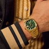 Thumbnail Image 5 of Men’s Bulova Gold-Tone IP Analog Watch with Green Dial (Model: 97B237)