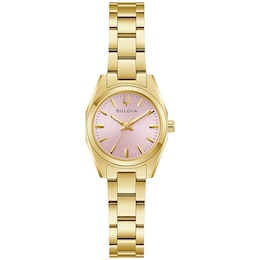 Ladies’ Bulova Classic Surveyor Analog Watch with Pink Dial (Model: 97L187)