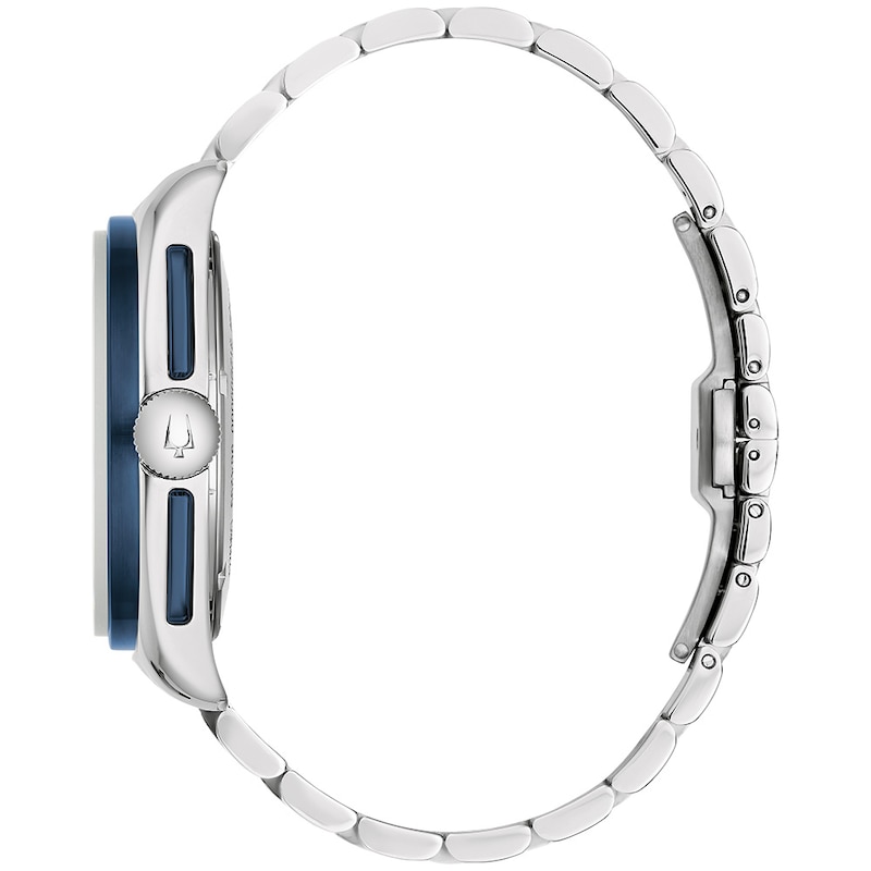 Men's Bulova 150th Anniversary Limited Edition Lunar Pilot Chronograph Watch with Blue Dial (Model: 98A329)