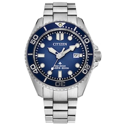 Men’s Citizen Eco-Drive® Promaster Dive Analog Watch with Blue Dial (Model: BN0260-54L)