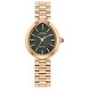 Thumbnail Image 1 of Ladies’ Citizen Eco-Drive® Rainell Rose Gold-Tone IP Analog Watch with Green Dial (Model: EM1203-57X)