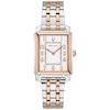 Thumbnail Image 1 of Ladies’ Bulova Two-Tone IP Stainless Steel Analog Watch with White Dial (Model: 98L328)