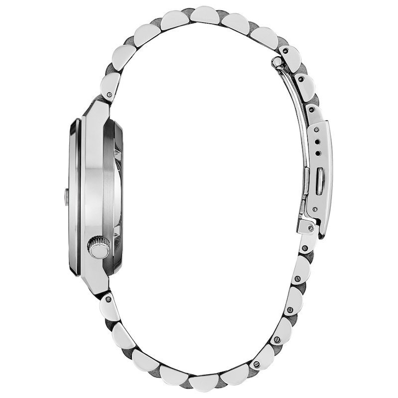 Unisex Citizen® Tsuyosa Automatic Watch with Purple Dial (Model: NJ0200-50W)