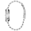 Thumbnail Image 2 of Unisex Citizen Watch with Navy Blue Dial and White Stainless Steel Bracelet (Model: NJ0200-50M)