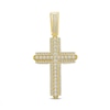 Thumbnail Image 1 of 1.00 CT.T.W Diamond Cross Charm in 10K Gold
