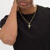 Thumbnail Image 3 of 1.00 CT.T.W Diamond Cross Charm in 10K Gold