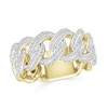 Thumbnail Image 1 of 1.00 CT. T.W. Diamond Curb Link Fashion Ring in 10K Gold