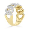 Thumbnail Image 2 of 1.00 CT. T.W. Diamond Curb Link Fashion Ring in 10K Gold