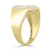 Thumbnail Image 2 of 0.25 CT. T.W. Multi-Diamond Square Ring in 10K Gold
