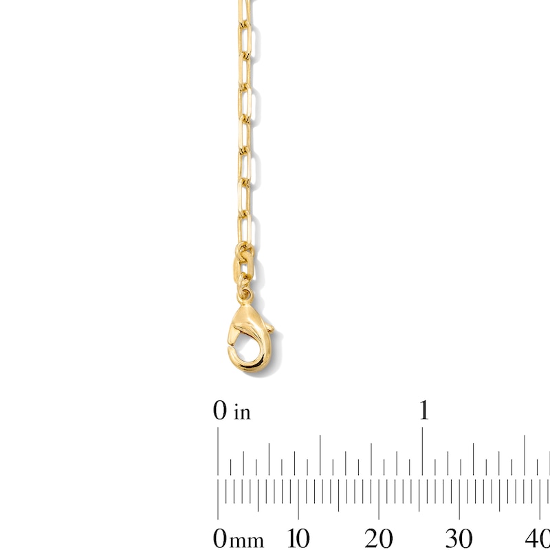 Main Image 3 of Oval Jade and White Lab-Created Sapphire Turtle Bracelet in Sterling Silver with 18K Gold Plate - 8.25"