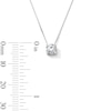 Thumbnail Image 3 of 0.40 CT. T.W. Certified Lab-Grown Diamond Solitaire Pendant in 10K White Gold (F/VS2)