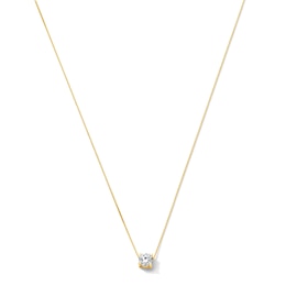 0.40 CT. T.W. Lab-Grown Diamond Solitaire Pendant in 10K Gold (F/VS2)