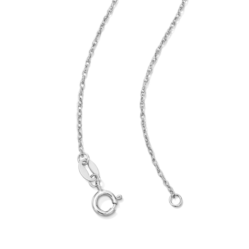 Main Image 3 of Heart-Shaped Lab-Created Opal Solitaire Pendant in Sterling Silver