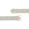 Thumbnail Image 3 of 2.25 CT. T.W. Diamond Link Railroad Link Bracelet in 10K Gold - 8.5" (