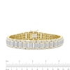 Thumbnail Image 4 of 2.25 CT. T.W. Diamond Link Railroad Link Bracelet in 10K Gold - 8.5" (