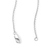 Thumbnail Image 3 of 0.50 CT. T.W. Multi-Shape Certified Lab-Grown Diamond Drop Necklace in Sterling Silver (F/SI2) - 18"