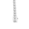 Thumbnail Image 3 of 1.00 CT. T.W. Certified Lab-Grown Diamond "Mom" Charm Tennis Bracelet in Sterling Silver (F/SI2) - 7.0"