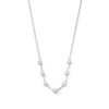 Thumbnail Image 1 of 0.30 CT. T.W. Certified Lab-Grown Diamond Seven-Stone Necklace in Sterling Silver (F/SI2) - 18"