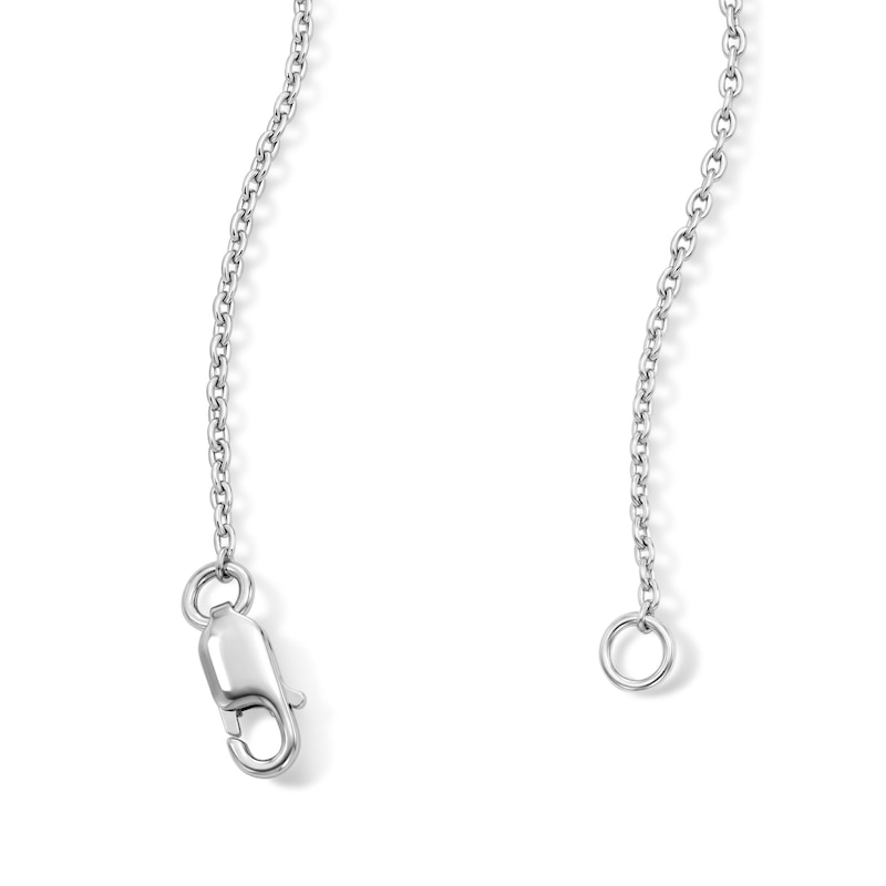 0.30 CT. T.W. Certified Lab-Grown Diamond Seven-Stone Necklace in Sterling Silver (F/SI2) - 18"