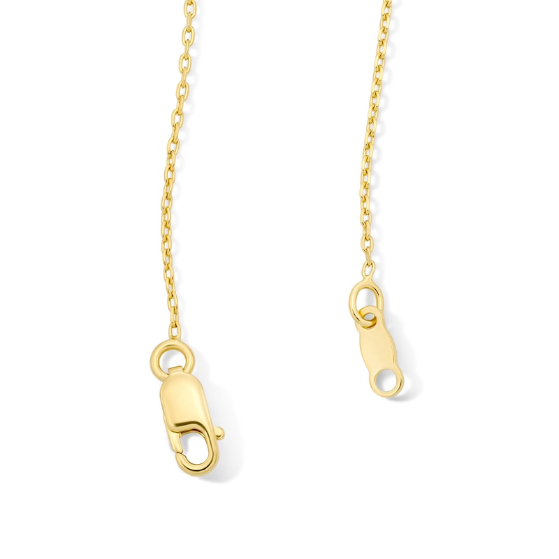 0.23 CT. T.W. Certified Lab-Grown Diamond Family Tree Necklace in Sterling Silver with 14K Gold Plate (F/SI2) - 18"