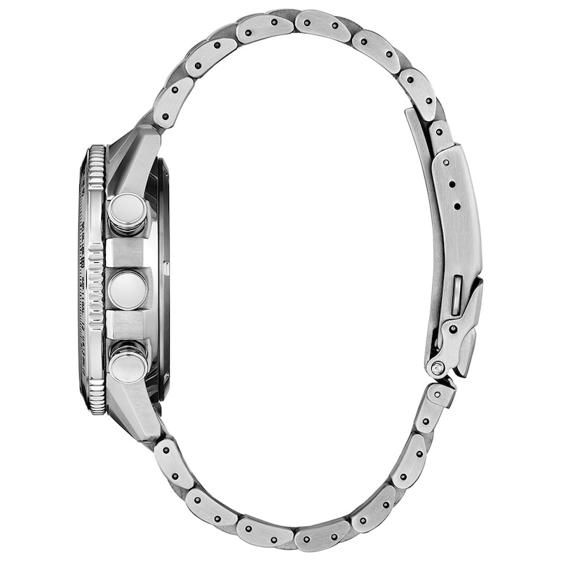 Men's Citizen Eco-Drive® Promaster Skyhawk A-T Hybrid Chronograph Watch with Blue Dial (Model: JV2000-51L)