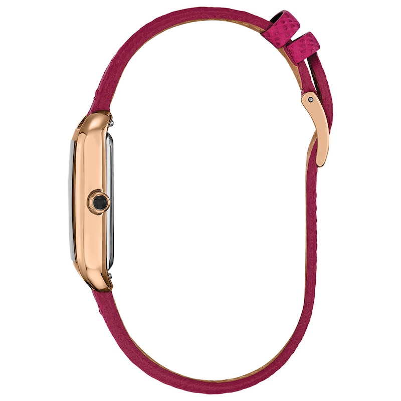 Ladies' Citizen Eco-Drive® Dress Classic Rose-Tone IP Watch with Mother of Pearl Dial (Model: EM1193-08D)