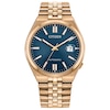 Thumbnail Image 1 of Men’s Citizen® Tsuyosa Rose-Tone IP Automatic Watch with Blue Dial (Model: NK0023-57L)