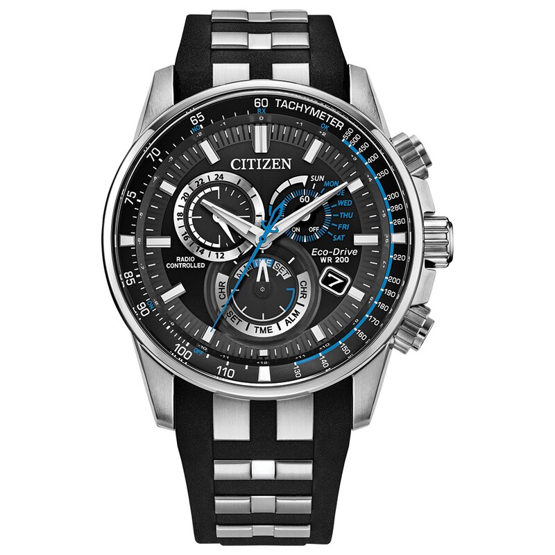 Men's Citizen Eco-Drive® Perpetual Chrono A-T Watch (Model: CB5970-02H)