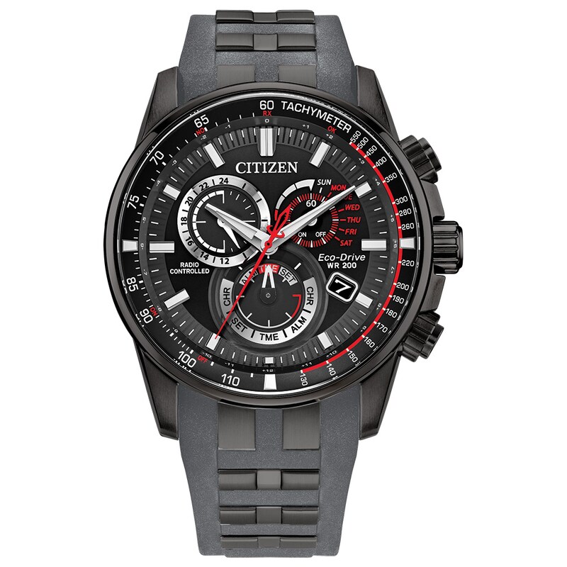 Men's Citizen Eco-Drive® Limited Edition Perpetual Chrono A-T Watch (Model: CB5977-03E)