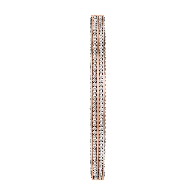 Citizen Ladies Crystal Eco-Drive Watch 28mm Pink Gold-Tone Stainless Steel Case and Bracelet with White Dial and matching bracelet (EW1847-60Y)