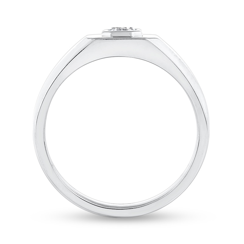 0.23 CT. T.W. Radiant-Cut Certified Lab-Grown Diamond Solitaire Ring in Sterling Silver (F/VS2)