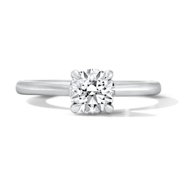 1.00 CT. Certified Lab-Grown Diamond Solitaire Engagement Ring in 14K White Gold (F/VS2)