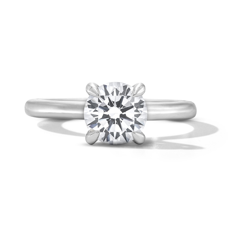 1.50 CT. Certified Lab-Grown Diamond Solitaire Engagement Ring 14K White Gold (F/VS2)